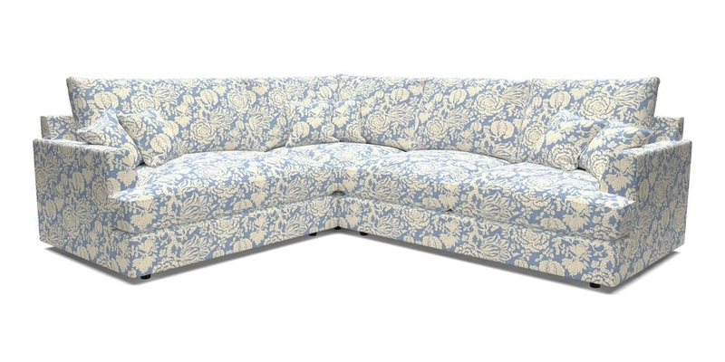 Slingsby Medium Fitted Cover Corner Unit RHF in Two Tone Plain Biscuit