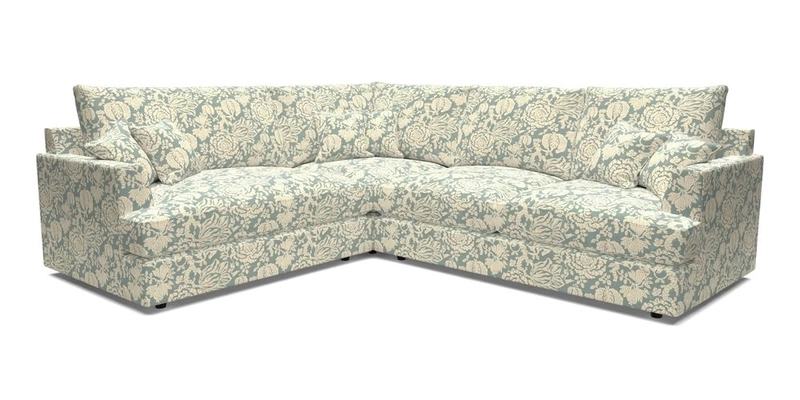 Slingsby Medium Fitted Cover Corner Unit RHF in Two Tone Plain Biscuit