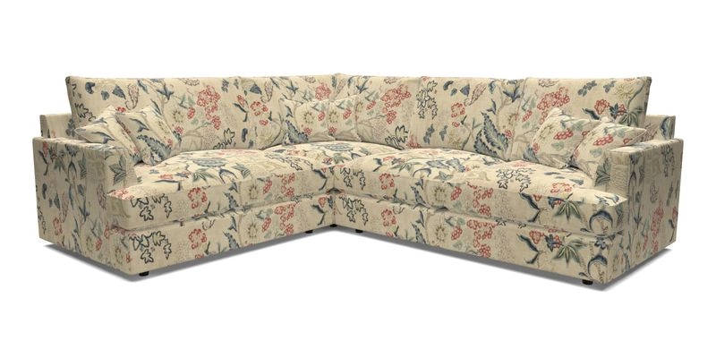 Slingsby Medium Fitted Cover Corner Unit RHF in Two Tone Plain Biscuit