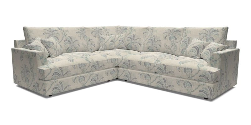 Slingsby Medium Fitted Cover Corner Unit RHF in Two Tone Plain Biscuit