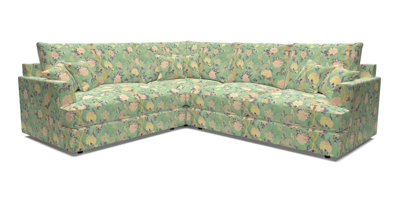 Slingsby Medium Fitted Cover Corner Unit RHF in Two Tone Plain Biscuit