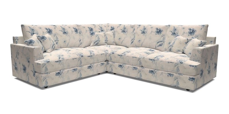 Slingsby Medium Fitted Cover Corner Unit RHF in Two Tone Plain Biscuit
