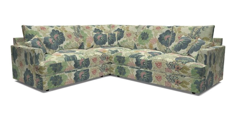 Slingsby Medium Fitted Cover Corner Unit RHF in Two Tone Plain Biscuit
