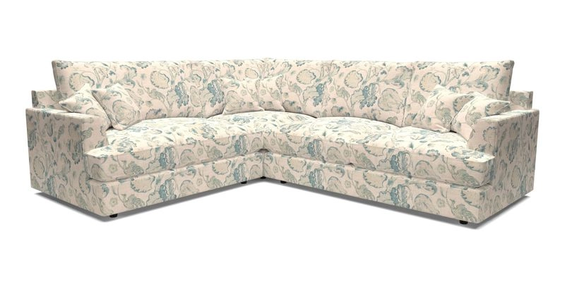 Slingsby Medium Fitted Cover Corner Unit RHF in Two Tone Plain Biscuit