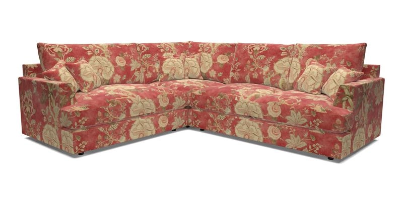 Slingsby Medium Fitted Cover Corner Unit RHF in Two Tone Plain Biscuit