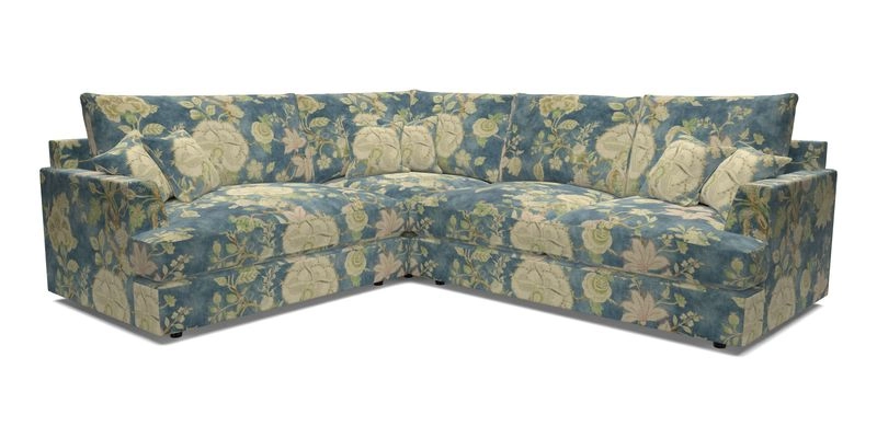 Slingsby Medium Fitted Cover Corner Unit RHF in Two Tone Plain Biscuit