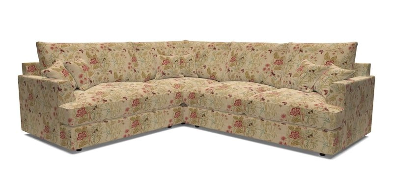 Slingsby Medium Fitted Cover Corner Unit RHF in Two Tone Plain Biscuit