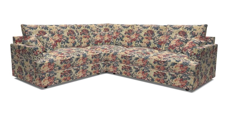 Slingsby Medium Fitted Cover Corner Unit RHF in Two Tone Plain Biscuit