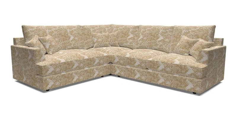 Slingsby Medium Fitted Cover Corner Unit RHF in Two Tone Plain Biscuit