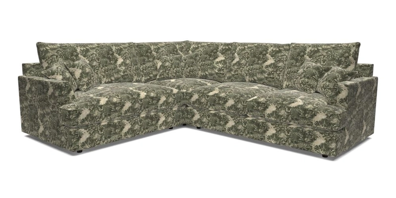 Slingsby Medium Fitted Cover Corner Unit RHF in Two Tone Plain Biscuit