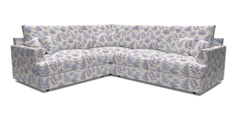 Slingsby Medium Fitted Cover Corner Unit RHF in Two Tone Plain Biscuit