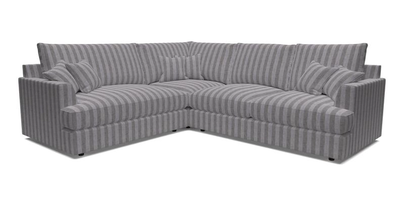 Slingsby Medium Fitted Cover Corner Unit RHF in Two Tone Plain Biscuit