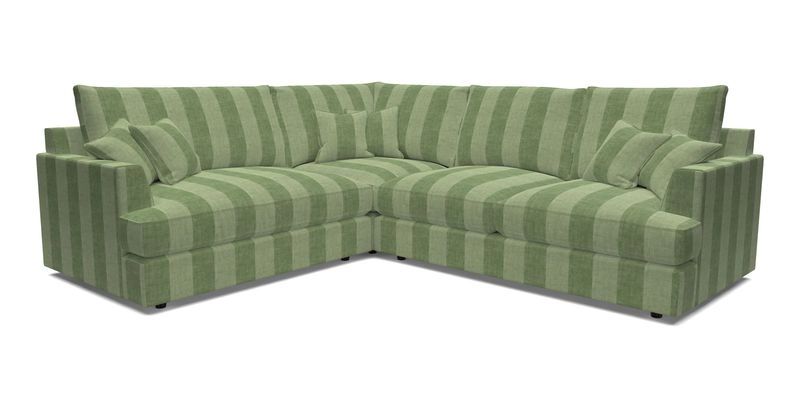 Slingsby Medium Fitted Cover Corner Unit RHF in Two Tone Plain Biscuit