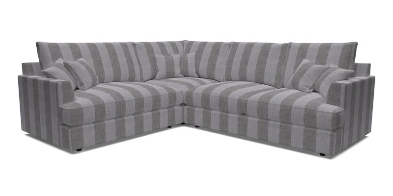 Slingsby Medium Fitted Cover Corner Unit RHF in Two Tone Plain Biscuit