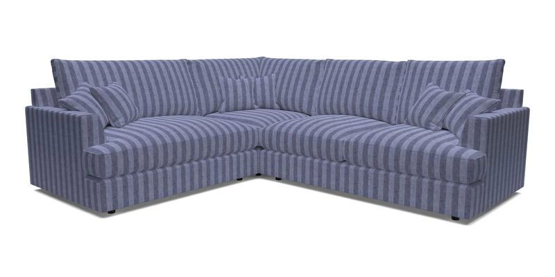 Slingsby Medium Fitted Cover Corner Unit RHF in Two Tone Plain Biscuit