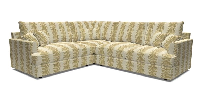 Slingsby Medium Fitted Cover Corner Unit RHF in Two Tone Plain Biscuit