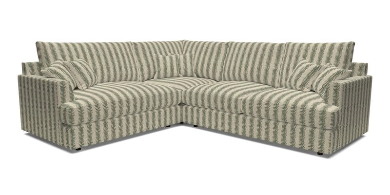 Slingsby Medium Fitted Cover Corner Unit RHF in Two Tone Plain Biscuit