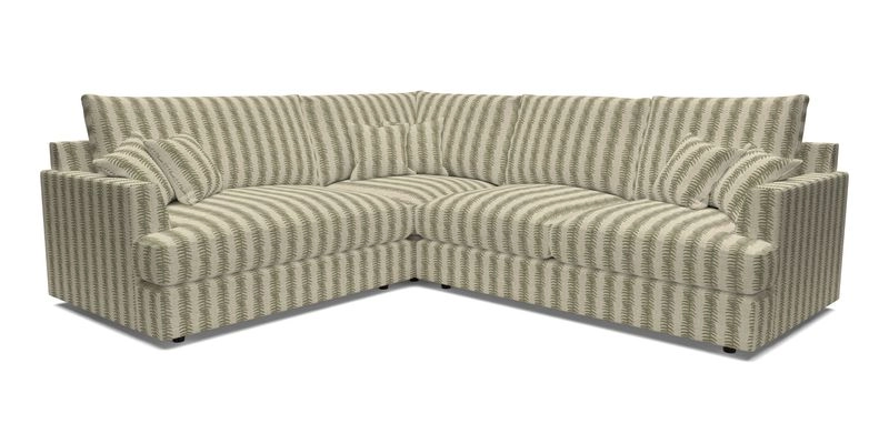 Slingsby Medium Fitted Cover Corner Unit RHF in Two Tone Plain Biscuit
