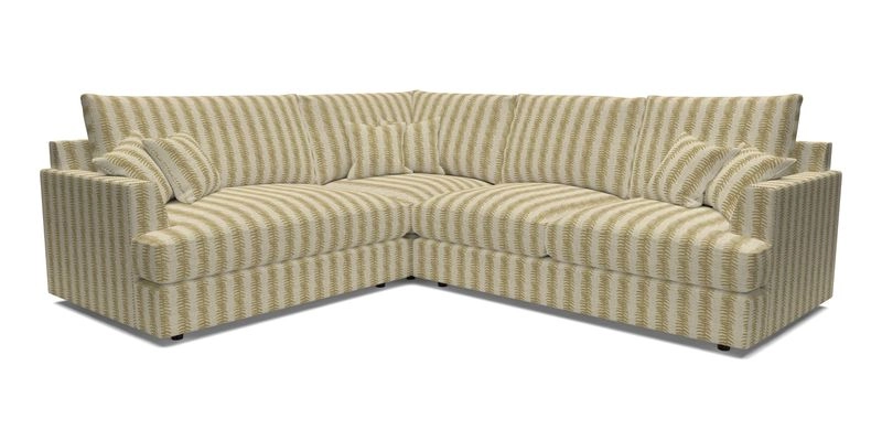 Slingsby Medium Fitted Cover Corner Unit RHF in Two Tone Plain Biscuit