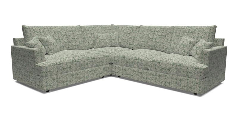 Slingsby Medium Fitted Cover Corner Unit RHF in Two Tone Plain Biscuit