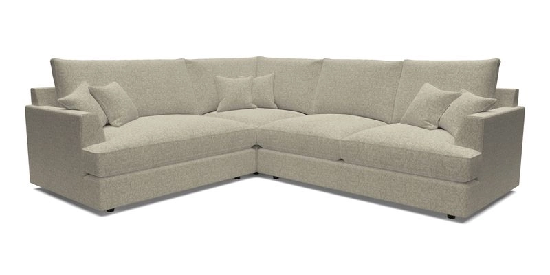 Slingsby Medium Fitted Cover Corner Unit RHF in Two Tone Plain Biscuit