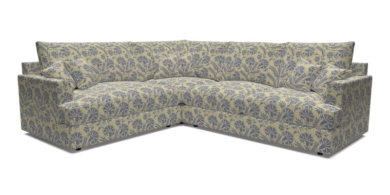 Slingsby Medium Fitted Cover Corner Unit RHF in Two Tone Plain Biscuit
