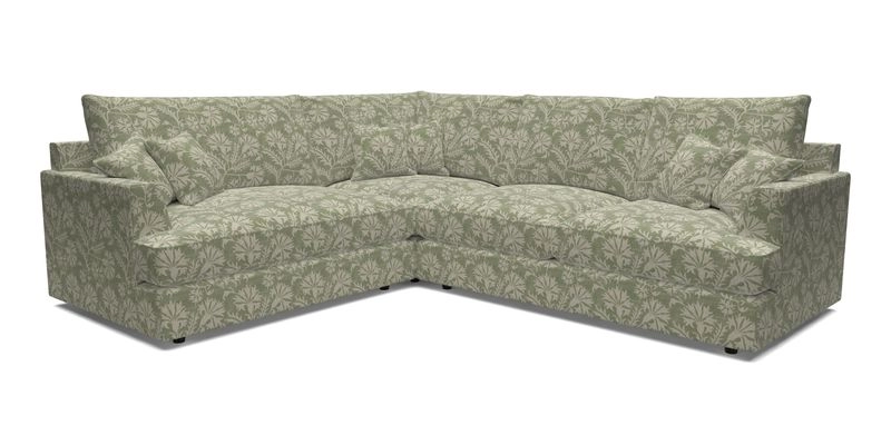 Slingsby Medium Fitted Cover Corner Unit RHF in Two Tone Plain Biscuit