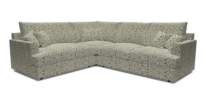 Slingsby Medium Fitted Cover Corner Unit RHF in Two Tone Plain Biscuit