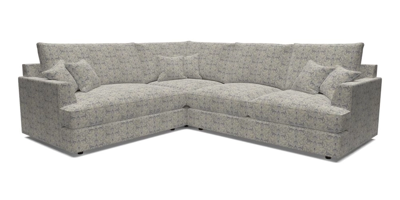 Slingsby Medium Fitted Cover Corner Unit RHF in Two Tone Plain Biscuit