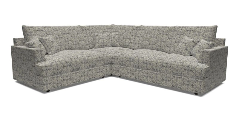 Slingsby Medium Fitted Cover Corner Unit RHF in Two Tone Plain Biscuit