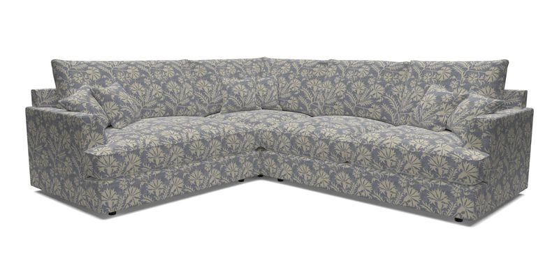 Slingsby Medium Fitted Cover Corner Unit RHF in Two Tone Plain Biscuit