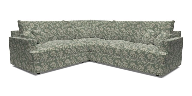 Slingsby Medium Fitted Cover Corner Unit RHF in Two Tone Plain Biscuit