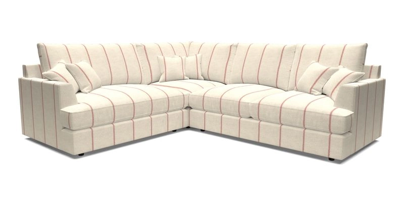 Slingsby Medium Fitted Cover Corner Unit RHF in Two Tone Plain Biscuit
