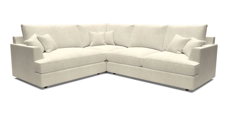 Slingsby Medium Fitted Cover Corner Unit RHF in Two Tone Plain Biscuit