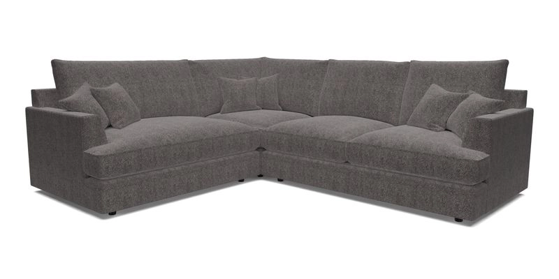 Slingsby Medium Fitted Cover Corner Unit RHF in Two Tone Plain Biscuit