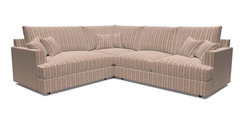 Slingsby Medium Fitted Cover Corner Unit RHF in Two Tone Plain Biscuit