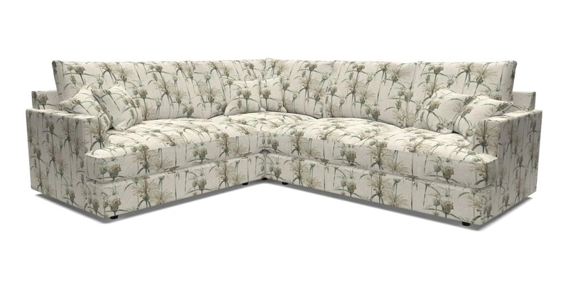 Slingsby Medium Fitted Cover Corner Unit RHF in Two Tone Plain Biscuit