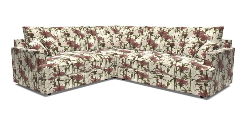 Slingsby Medium Fitted Cover Corner Unit RHF in Two Tone Plain Biscuit