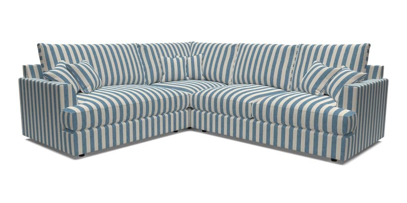 Slingsby Medium Fitted Cover Corner Unit RHF in Two Tone Plain Biscuit
