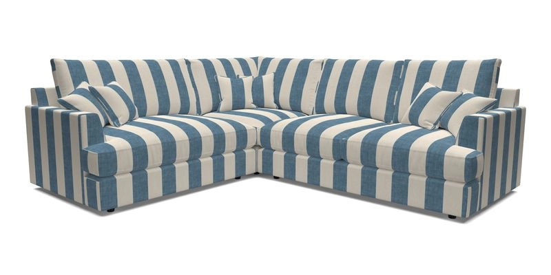 Slingsby Medium Fitted Cover Corner Unit RHF in Two Tone Plain Biscuit