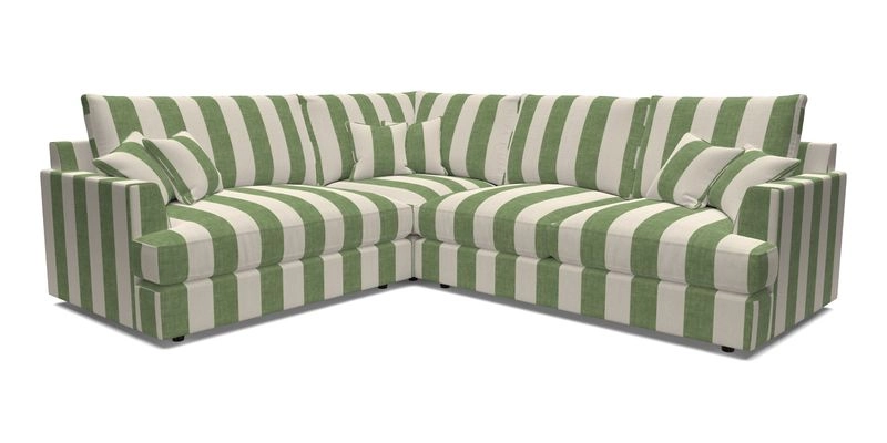 Slingsby Medium Fitted Cover Corner Unit RHF in Two Tone Plain Biscuit