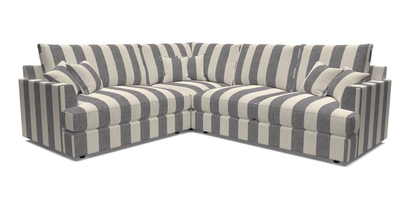 Slingsby Medium Fitted Cover Corner Unit RHF in Two Tone Plain Biscuit