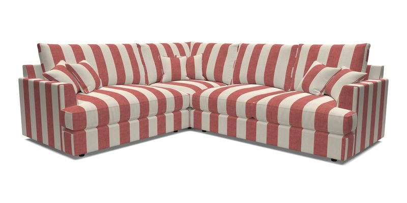 Slingsby Medium Fitted Cover Corner Unit RHF in Two Tone Plain Biscuit