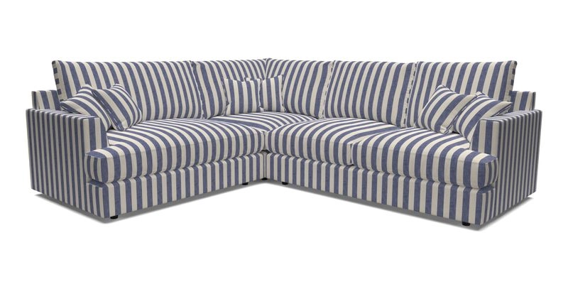 Slingsby Medium Fitted Cover Corner Unit RHF in Two Tone Plain Biscuit