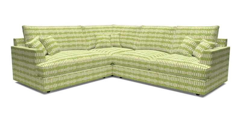 Slingsby Medium Fitted Cover Corner Unit RHF in Two Tone Plain Biscuit