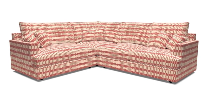 Slingsby Medium Fitted Cover Corner Unit RHF in Two Tone Plain Biscuit