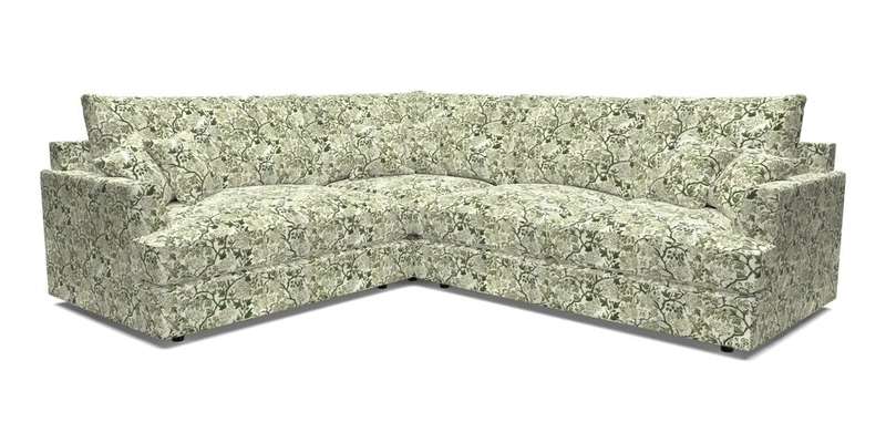 Slingsby Medium Fitted Cover Corner Unit RHF in Two Tone Plain Biscuit