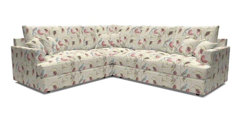 Slingsby Medium Fitted Cover Corner Unit RHF in Two Tone Plain Biscuit