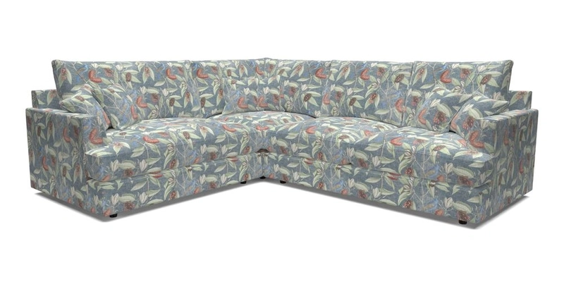 Slingsby Medium Fitted Cover Corner Unit RHF in Two Tone Plain Biscuit