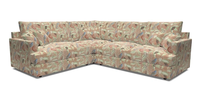 Slingsby Medium Fitted Cover Corner Unit RHF in Two Tone Plain Biscuit